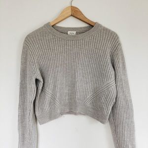 Aritzia Wilfred Cropped Wool Sweater